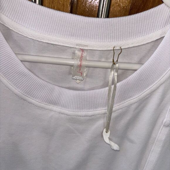 Free People Movement Street Style Two Piece Set White M New Cotton Blend Pockets - Picture 3 of 16